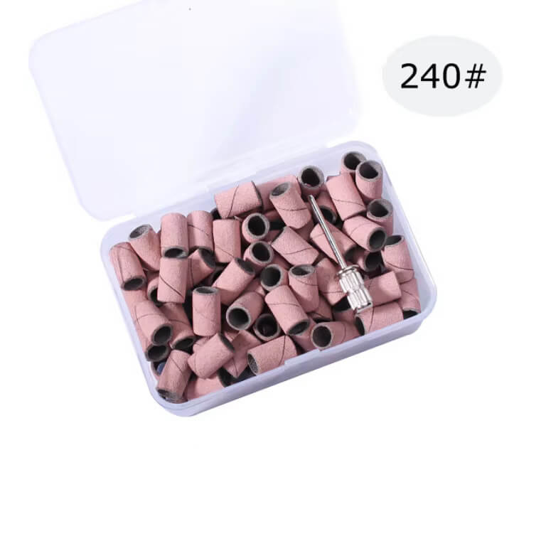 Schuurrolletjes Ring Grit 240 (fijn) 100 stuks