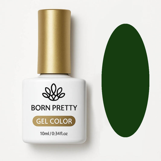 Born Pretty Gellak 10ml Donkergroen 043