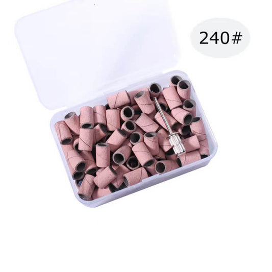 Schuurrolletjes Ring Grit 240 (fijn) 100 stuks