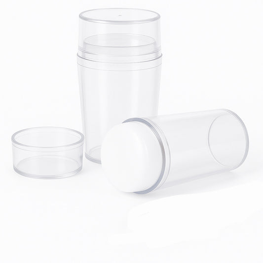 Manicure Stempel Tool met Dubbele Siliconen Kop